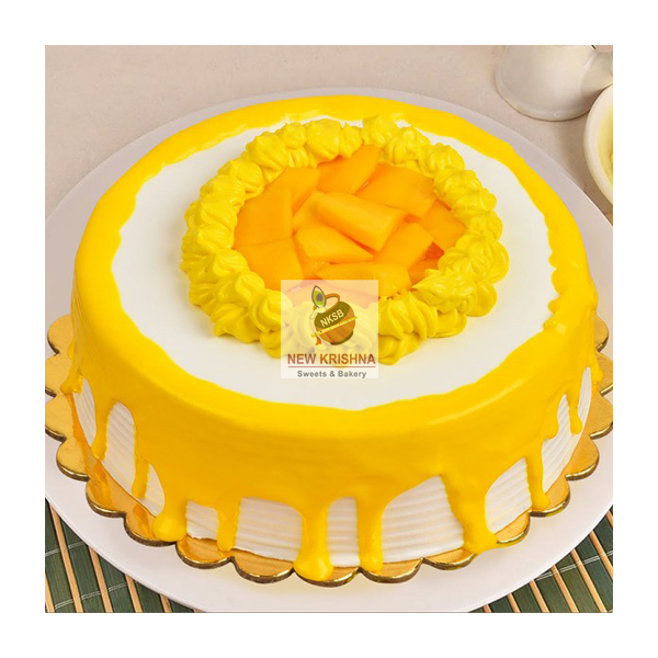 Mango Eggless Cake