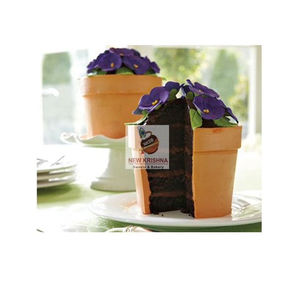 Flower Pot Cake